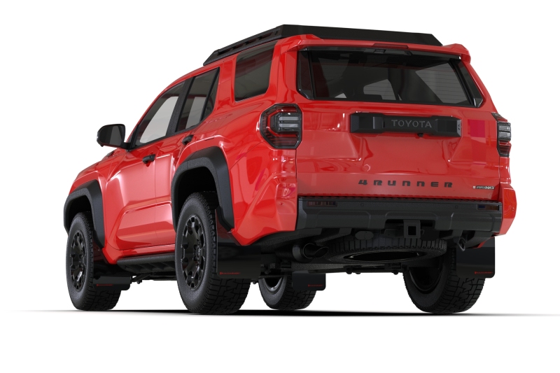 Rally Armor 25-26 Toyota 4Runner Black UR Mud Flap w/ Red Logo - Image 2