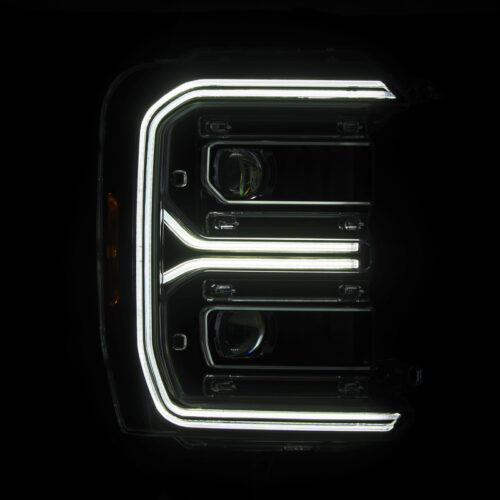 AlphaRex 23-26 Ford F-250 SD LUXX LED Proj Headlights Blk w/Activ Light/Seq Signal/Switchback - Image 5