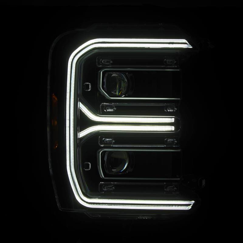 AlphaRex 23-26 Ford F-250 SD LUXX LED Proj Headlights Blk w/Activ Light/Seq Signal/Switchback - Image 5