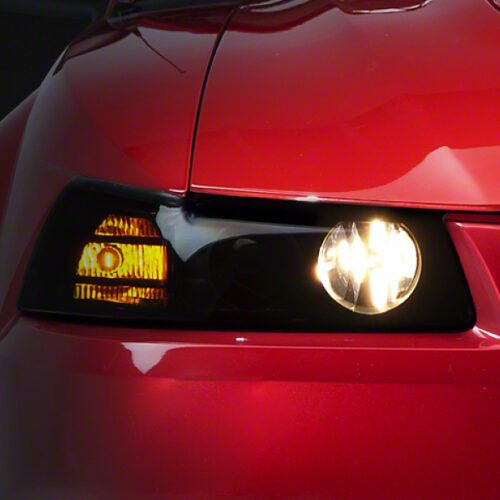 Raxiom for 1999-2004 Ford Mustang Axial Series Projector Headlights- Black Housing (Smoked Lens) - Image 7