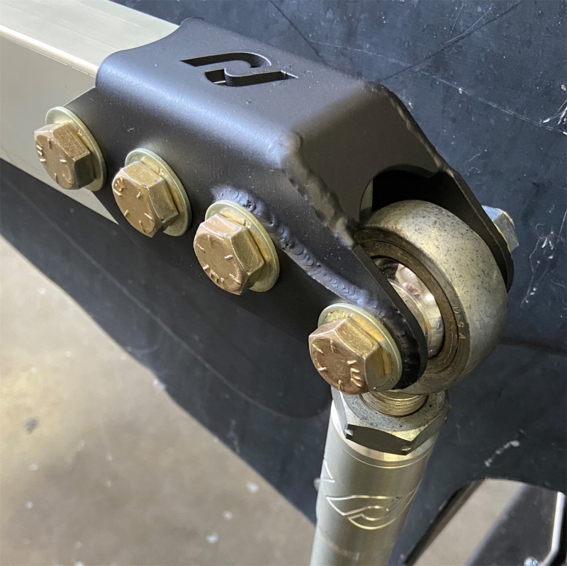 RockJock Antirock Double Sheer End Link Bracket Kit for PreRunner Arms Chromoly w/ Hardware - Image 3