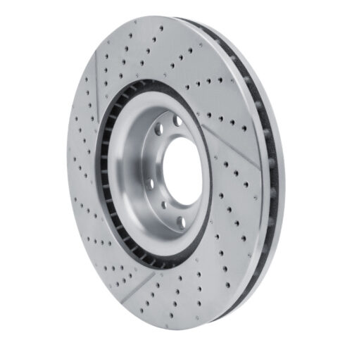 DFC 13-18 Mercedes-Benz G63 AMG Front Drilled and Slotted Brake Rotor - Image 4