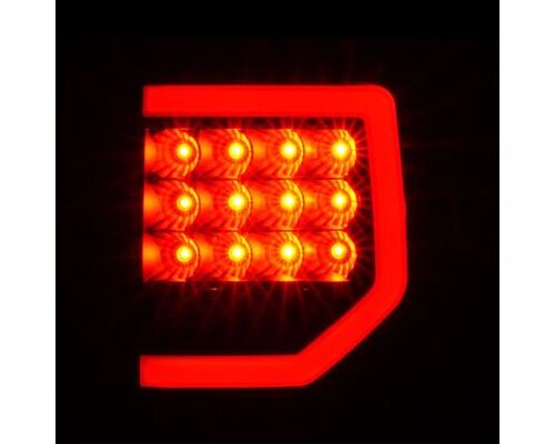 Raxiom for 2007-2013 Toyota Tundra Axial Series Dual C-Shape LED Tail Lights- Black Housing- Clear Lens - Image 5