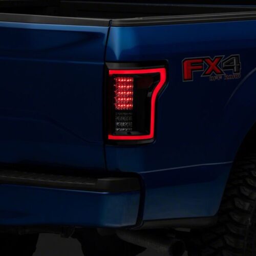 Raxiom for 2015-2017 Ford F-150 LED Tail Lights- Black Housing (Smoked Lens) - Image 10