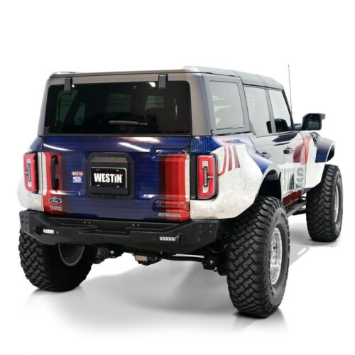 Westin 21-25 Ford Bronco (Excl. Sport) Spare Tire Delete Plate - Tex. Blk - Image 6
