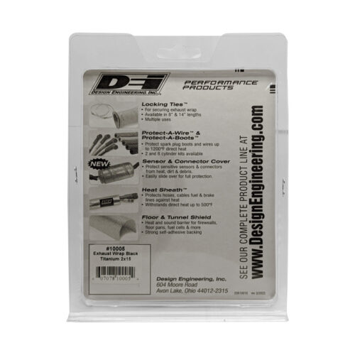 DEI 10005 Exhaust Wrap 2in x 15ft - Titanium - Black - Image 6