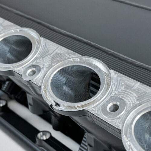 CSF Gen 2 B58 Race X Charge-Air-Cooler Manifold - Thermal Black Finish - Image 8