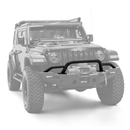 Westin 20-25 Jeep Gladiator / 18-25 Wrangler JL XTS Round Bull Bar - Tex. Blk - Image 6