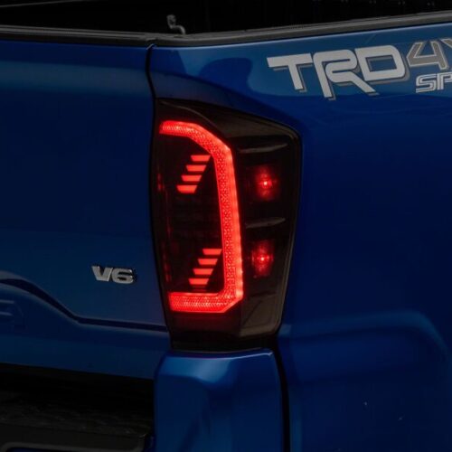 Raxiom for 2016-2023 Toyota Tacoma LED Tail Lights- Black Housing- Clear Lens - Image 9