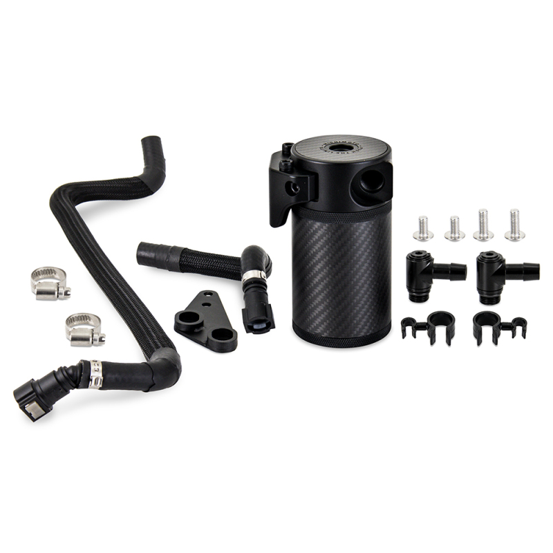 Mishimoto Baffled Oil Catch Can Kit (PCV Side) - Carbon Fiber for 2020+ Chevrolet Corvette C8