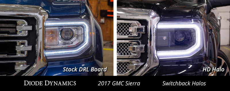 Diode Dynamics GMC Sierra LED Halos Switchback 16-18 Sierra 1500 - Image 6