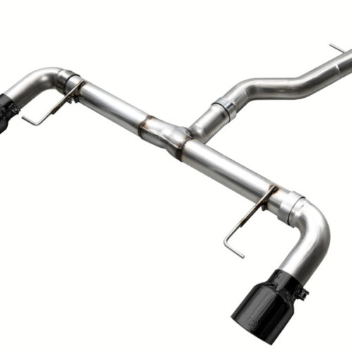 AWE Tuning Track Edition Axle-Back Exhaust - Diamond Black for 19-23 BMW 330i / 21-23 BMW 430i Base G2X