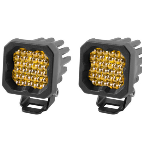 Diode Dynamics Stage Series C1 LED Pod Pro - Yellow Flood Standard ABL (Pair) - Image 8