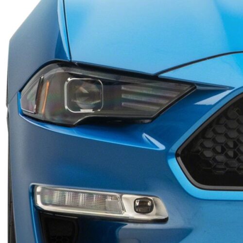 Raxiom for 2018-2023 Ford Mustang GT EcoBoost LED Projector Headlights- Black Housing (Clear Lens) - Image 4