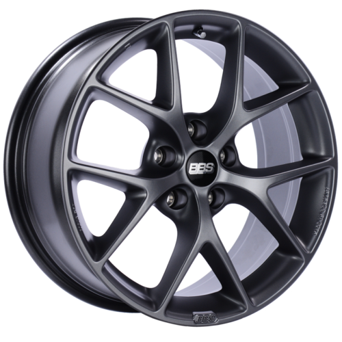 BBS SR 19x8.5 5x112 ET46 Satin Grey Wheel -82mm PFS/Clip Required