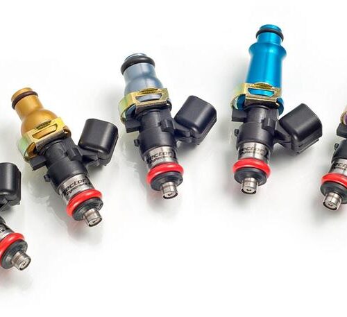 Alternative view of Injector Dynamics 1340cc Injectors-48mm Length - 11mm Gold Top/Denso And -204 Low Cushion (Set of 4)