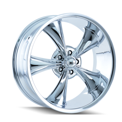 Ridler 695 22x9 / 5x127 BP / 0mm Offset / 83.82mm Hub Chrome Wheel - Image 3