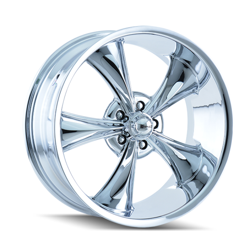 Ridler 695 22x9 / 5x127 BP / 0mm Offset / 83.82mm Hub Chrome Wheel - Image 3
