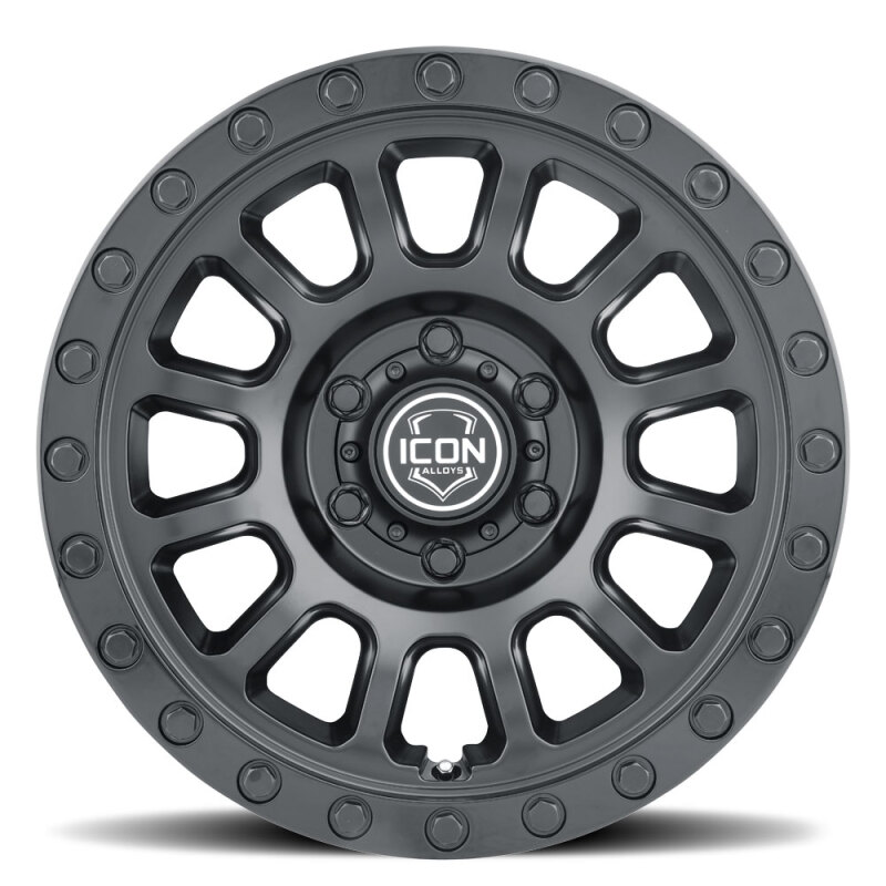 ICON Hulse 17 X 8.5 5 X 150 25mm Offset 5.75in BS Double Black - Image 4
