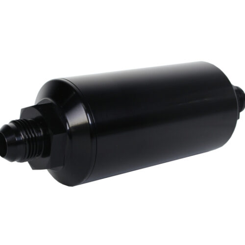 Aeromotive In-Line Filter - (AN -8 Male) 10 Micron Fabric Element Bright Dip Black Finish - Image 5