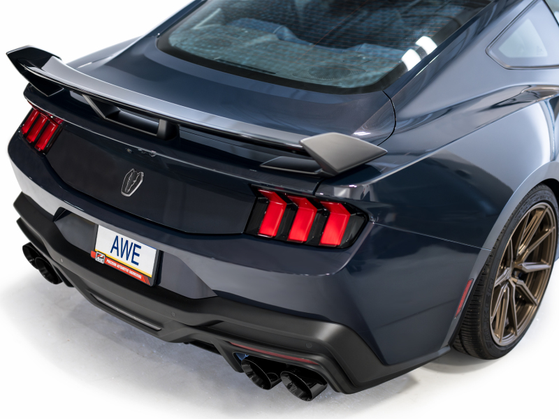 AWE Tuning SwitchPath Cat-Back Exhaust w/ Quad Diamond Black Tips for AWE 2024 Ford Mustang Dark Horse S650 RWD - Image 7
