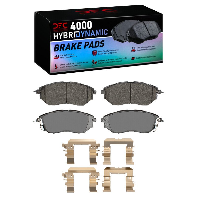 DFC 15-21 Subaru WRX Front 4000 HybriDynamic Brake Pads and Hardware Kit