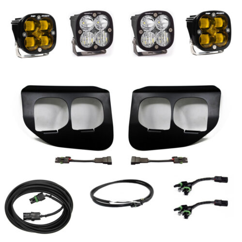Baja Designs for 2020+ Ford Super Duty Fog Lights FPK Amber SAE/Pro DC Baja Designs w/Upfitter