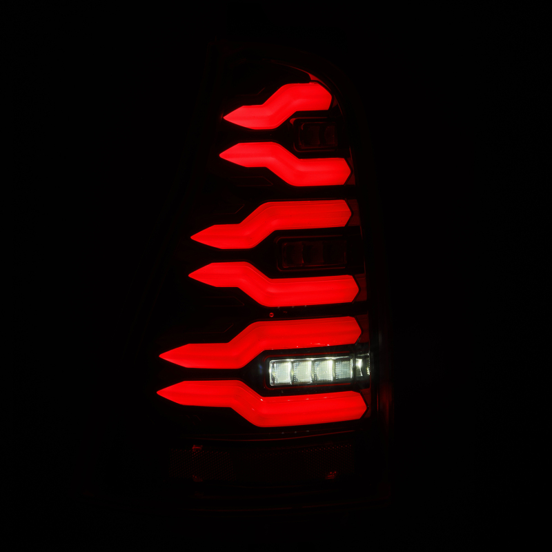 AlphaRex 03-09 Toyota 4Runner LUXX-Series LED Tail Lights- Black - Image 6