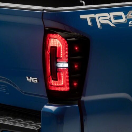 Raxiom for 2016-2023 Toyota Tacoma LED Tail Lights- Black Housing (Smoked Lens) - Image 4