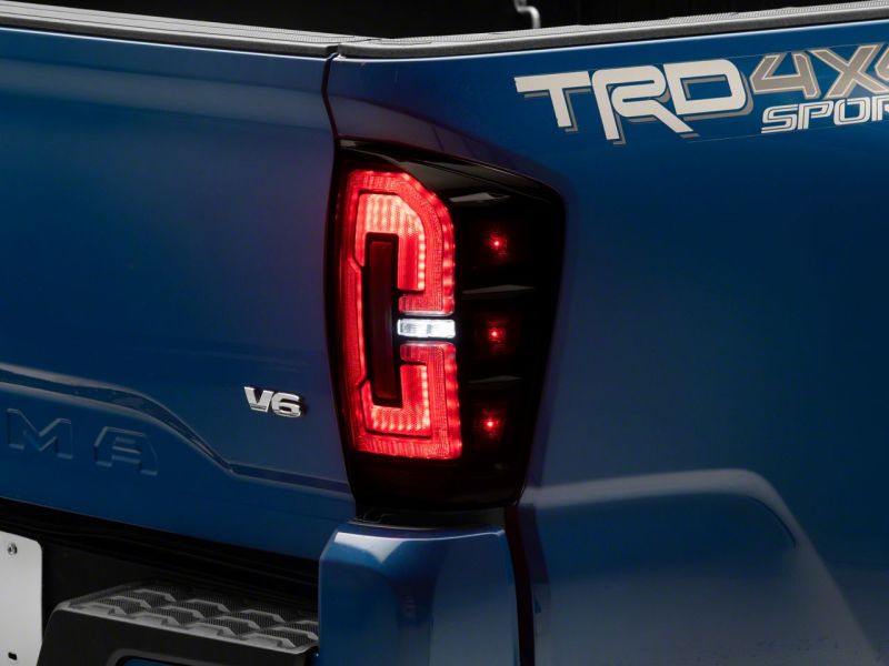 Raxiom for 2016-2023 Toyota Tacoma LED Tail Lights- Black Housing (Smoked Lens) - Image 4