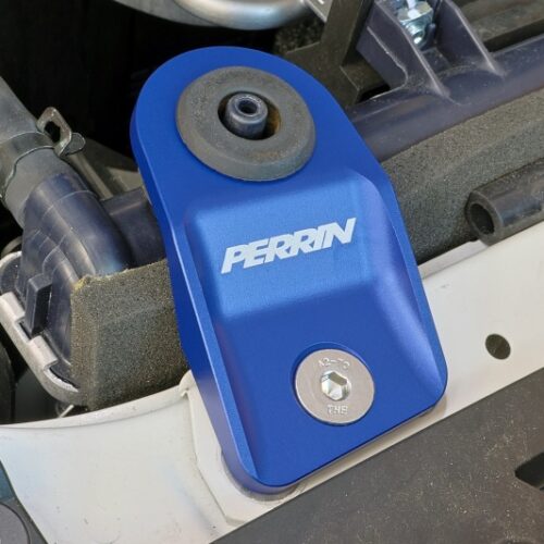 Alternative view of PERRIN 15-21 Subaru WRX/STI / 13-17 Crosstrek / 12-16 Impreza Upper Radiator Bracket Set - Blue