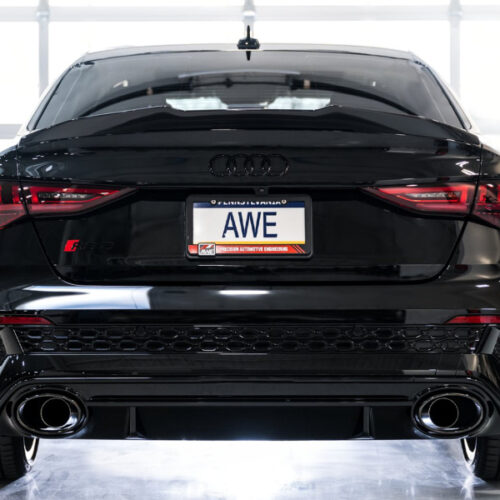 AWE Tuning Cat-Back Track Edition Exhaust System - No Tips for Audi 22-23 8Y RS3 - Image 6