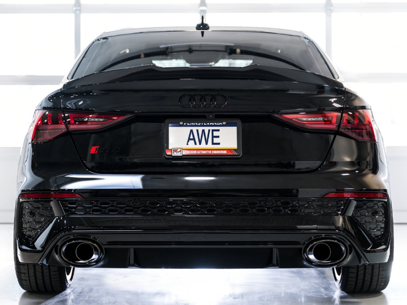 AWE Tuning Cat-Back Track Edition Exhaust System - No Tips for Audi 22-23 8Y RS3 - Image 6