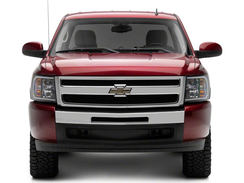 Raxiom for 2007-2013 Chevrolet Silverado 1500 Axial Headlights w/ SEQL LED Bar- Black Housing (Clear Lens) - Image 3