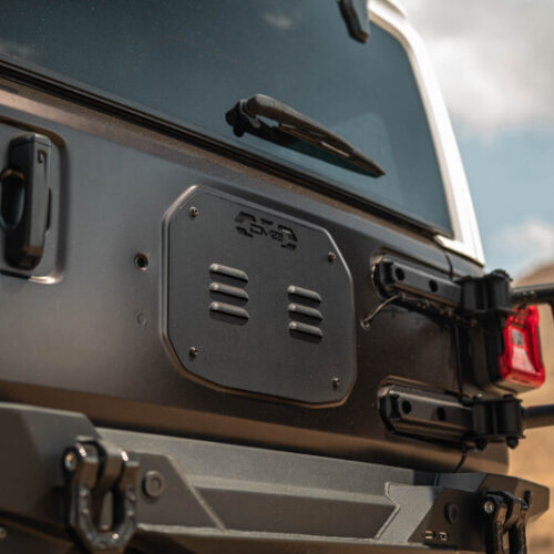 DV8 Offroad 18-25 Jeep Wrangler JL Body Mounted Tire Carrier - Image 5