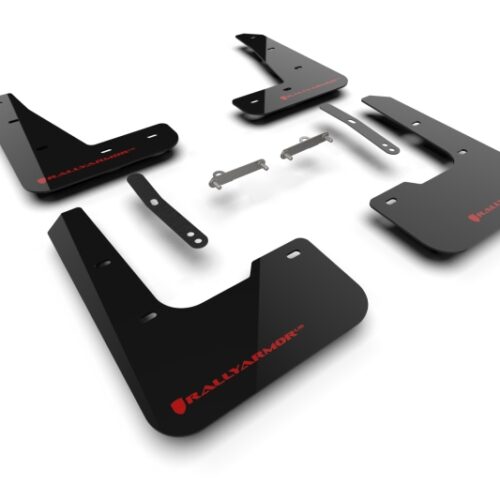 Rally Armor 24-26 Hyundai Elantra N/N Line Black Mud Flap w/Red Logo