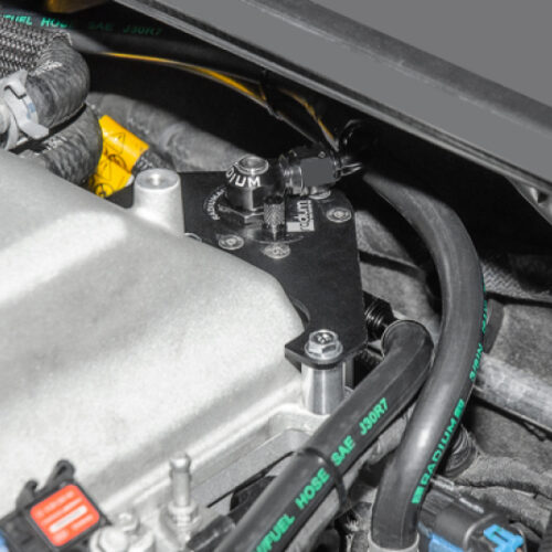 Alternative view of Radium Engineering 09-15 Cadillac CTS-V (LSA) CCV Catch Can Kit - Fluid Lock