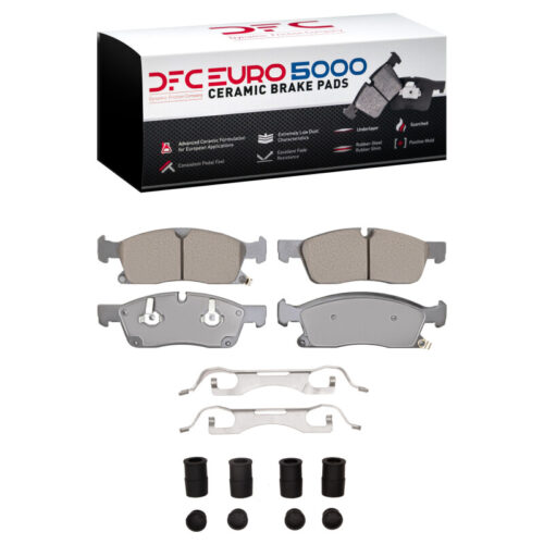 DFC 11-22 Dodge Durango Front Euro 5000 Ceramic Brake Pads and Hardware Kit