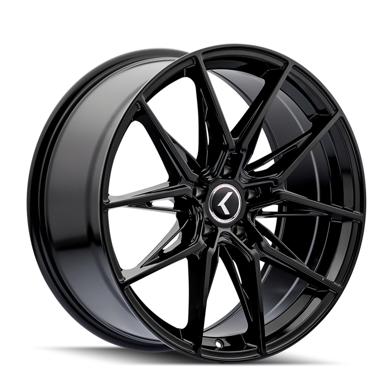 Kraze KR196 Evolve 20x9 / 5x114.3 BP / 35mm Offset / 72.62mm Hub Gloss Black Wheel