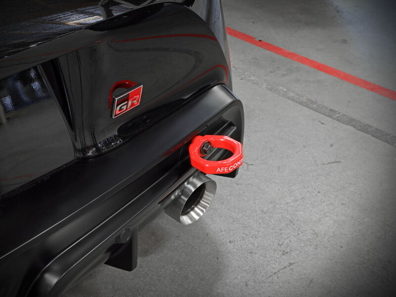 aFe Power Control Rear Tow Hook Red 20-21 Toyota GR Supra (A90) - Image 7