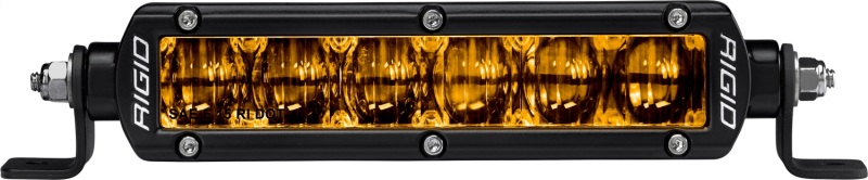 Rigid Industries 6in SR-Series Pro Dot / SAE Fog Lights (Pair) - Selective Yellow - Image 2