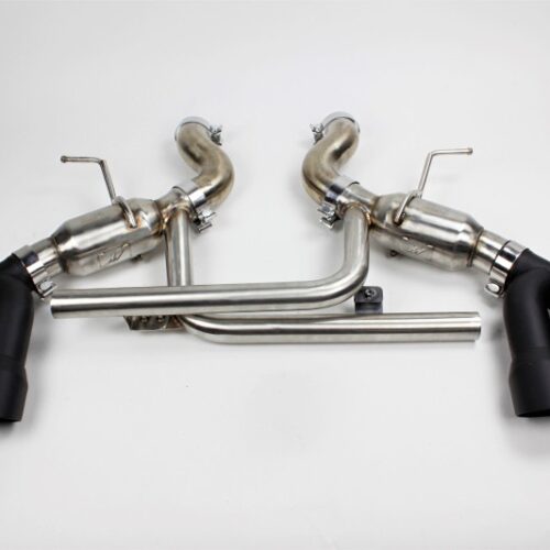 Mishimoto Axle-Back Exhaust w/ Black Tips for 2016+ Chevrolet Camaro SS Quad-Tip Pro