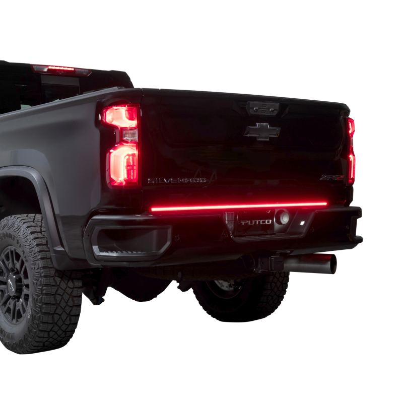Putco 9203060-25 2024 Chevrolet Silverado HD/ GMC Sierra HD 60In Direct Fit Red Blade Kit Tailgate Bars
