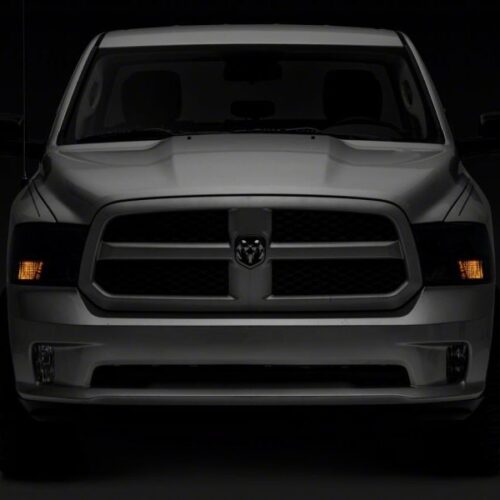 Raxiom for 2009-2018 Dodge RAM 1500 Axial OEM Rep Headlights w/ Dual Bulb- Chrome Housing (Smoked Lens ) - Image 10