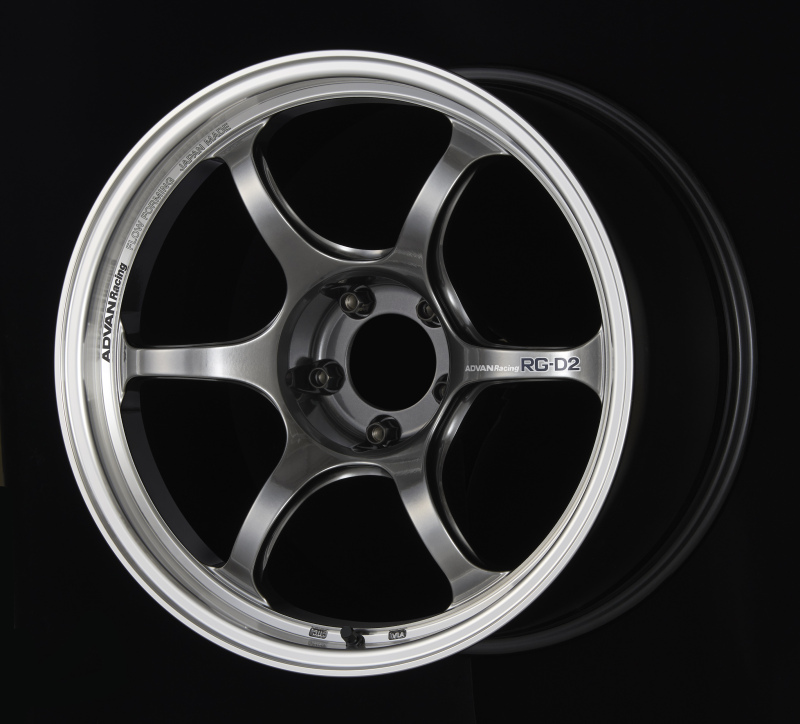Advan YAT8J22EHB RG-D2 18x9.5 +22 5x114.3 Machining and Racing Hyper Black Wheel - Image 2