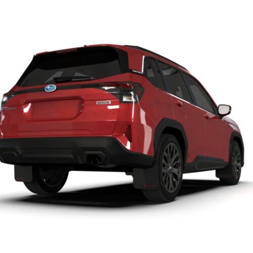 Rally Armor 25-26 Subaru Forester & Hybrid Black UR Mud Flap w/Metallic Black Logo - Image 3