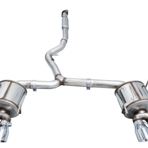 AWE Tuning Touring Edition Exhaust - Chrome Silver Tips for 2022+ VB Subaru WRX - Image 9