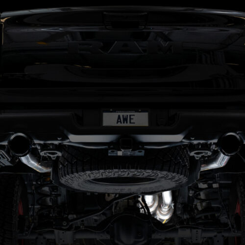AWE Tuning Cat-Back Exhaust - Diamond Black Tips for 2021 RAM 1500 TRX 0FG - Image 8