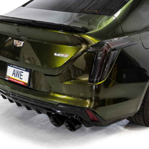 AWE Tuning SwitchPath Exhaust - Diamond Black Tips for 2021+ Cadillac CT4-V Blackwing - Image 6