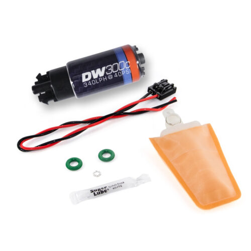 DeatschWerks 340lph DW300C Compact Fuel Pump w/ 04+ Lotus Elise/Exige Set Up Kit (w/ Mounting Clips) - Image 6
